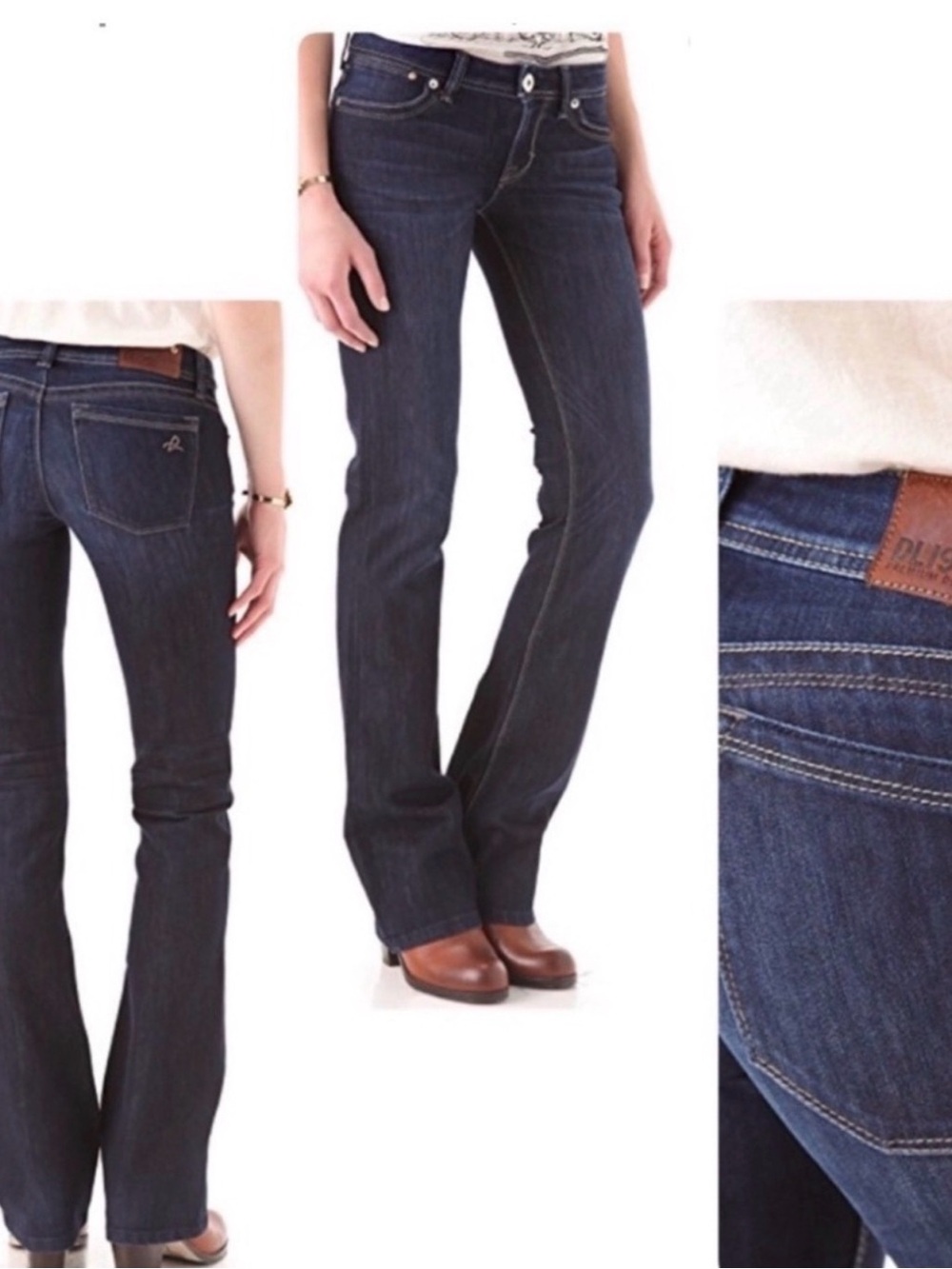 DL1961 Women’s Dark Indigo Bootcut Jeans